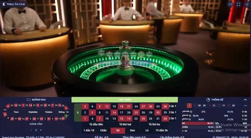 cách chơi roulette